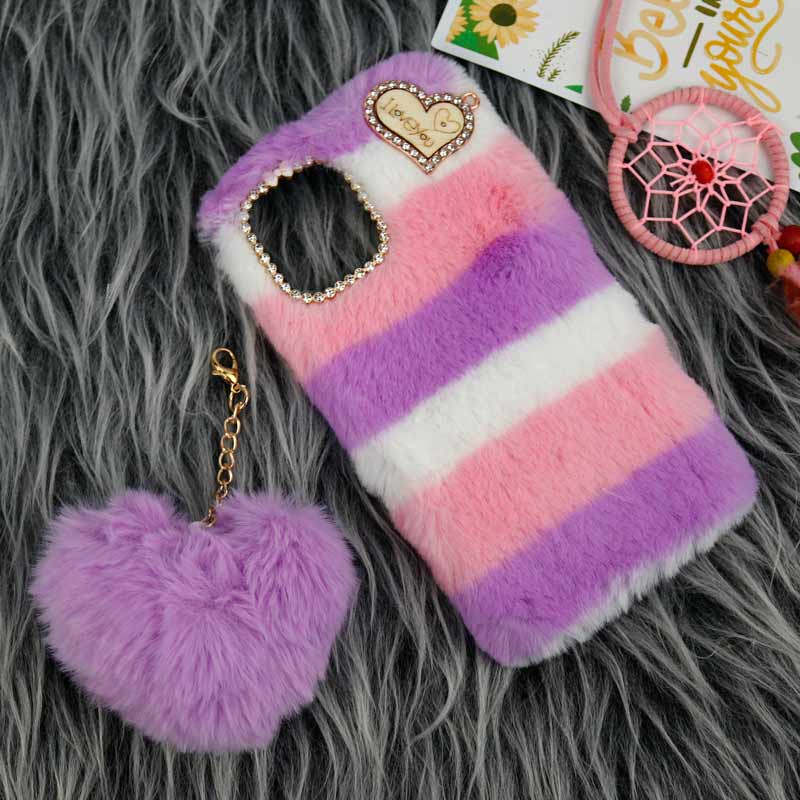 قاب پشمالو پوم پوم دار iPhone 12 Pro