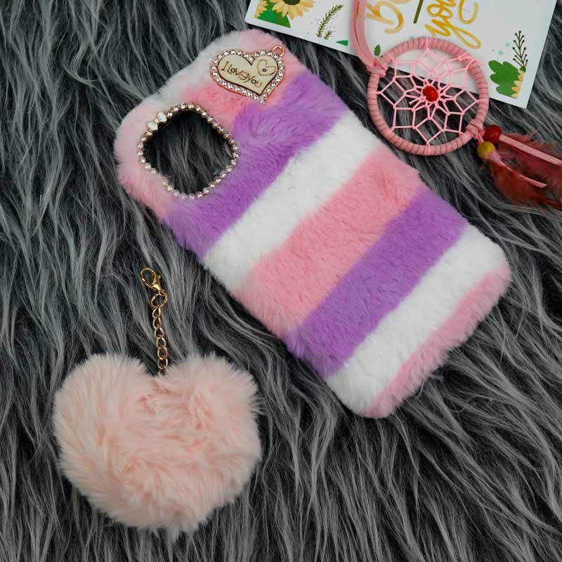 قاب پشمالو پوم پوم دار iPhone 12 Pro