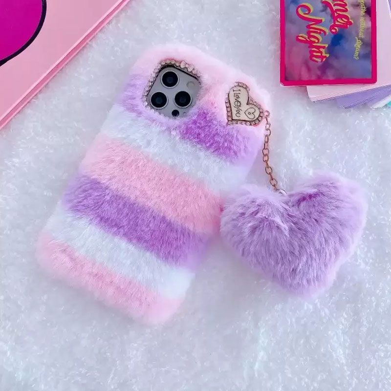 قاب پشمالو پوم پوم دار iPhone 12 Pro