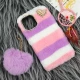 قاب پشمالو پوم پوم دار iPhone 12 Pro Max