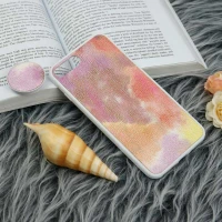 قاب چرمی هولوگرامی پاپ سوکت دار iPhone 7 Plus / 8 Plus سفید