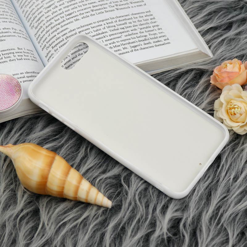قاب چرمی هولوگرامی پاپ سوکت دار iPhone 7 Plus / 8 Plus سفید