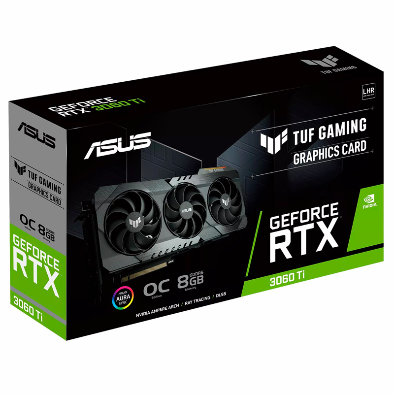 کارت گرافیک ASUS TUF Gaming GeForce RTX 3060Ti V2 OC 8GB GDDR6 256Bit