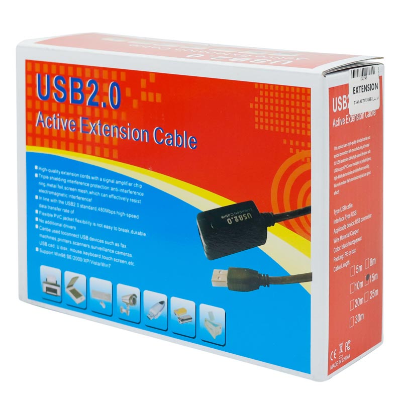 کابل افزایش طول Active Extension USB 15m