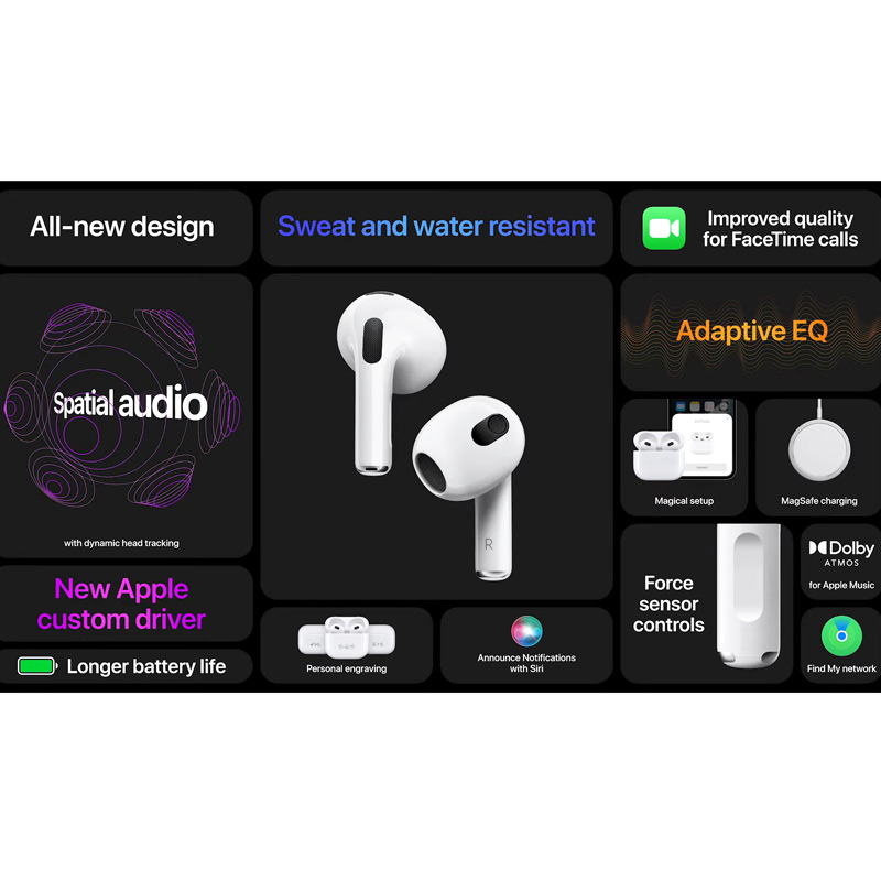 هندزفری بلوتوث دو تایی AirPods 3