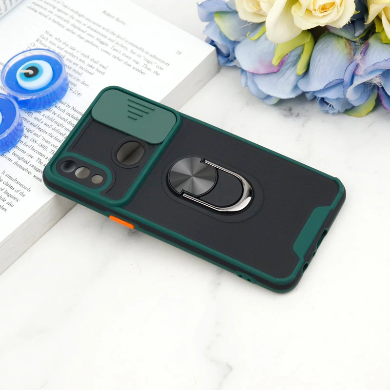 قاب ضد ضربه محافظ لنزدار کشویی هولدر دار بتمن کلاسیک Samsung Galaxy A10s