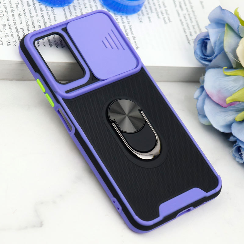 قاب ضد ضربه محافظ لنزدار کشویی هولدر دار بتمن کلاسیک Xiaomi Poco M3