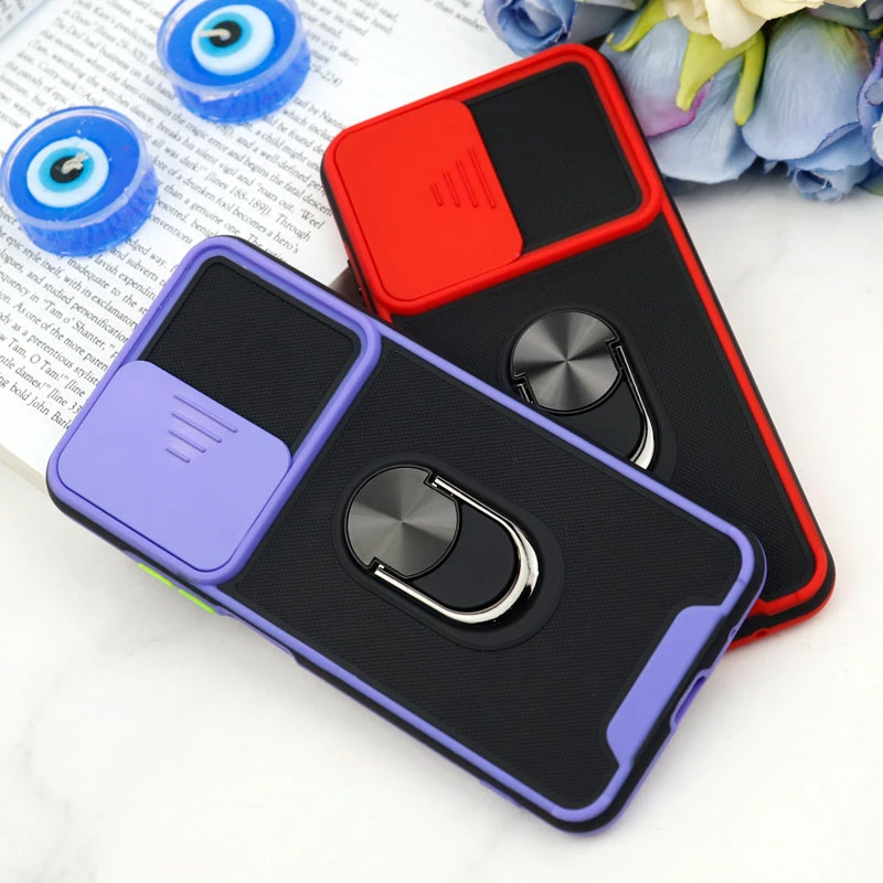 قاب ضد ضربه محافظ لنزدار کشویی هولدر دار بتمن کلاسیک Xiaomi Poco M3