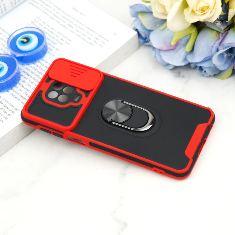 قاب ضد ضربه محافظ لنزدار کشویی هولدر دار بتمن کلاسیک Xiaomi Redmi Note 9s