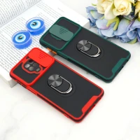 قاب ضد ضربه محافظ لنزدار کشویی هولدر دار بتمن کلاسیک Xiaomi Redmi Note 9s