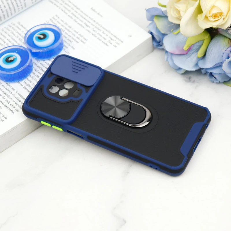 قاب ضد ضربه محافظ لنزدار کشویی هولدر دار بتمن کلاسیک Xiaomi Redmi Note 9s
