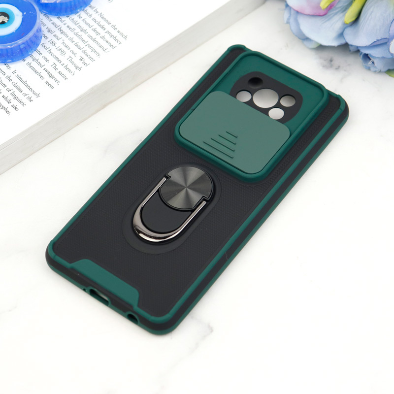 قاب ضد ضربه محافظ لنزدار کشویی هولدر دار بتمن کلاسیک Xiaomi Poco X3