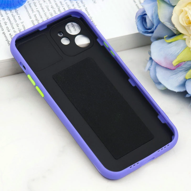 قاب ضد ضربه محافظ لنزدار کشویی هولدر دار بتمن کلاسیک آیفون iPhone 12