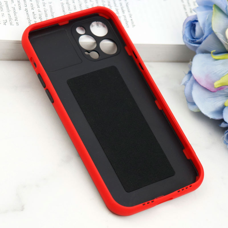 قاب ضد ضربه محافظ لنزدار کشویی هولدر دار بتمن کلاسیک آیفون iPhone 12 Pro