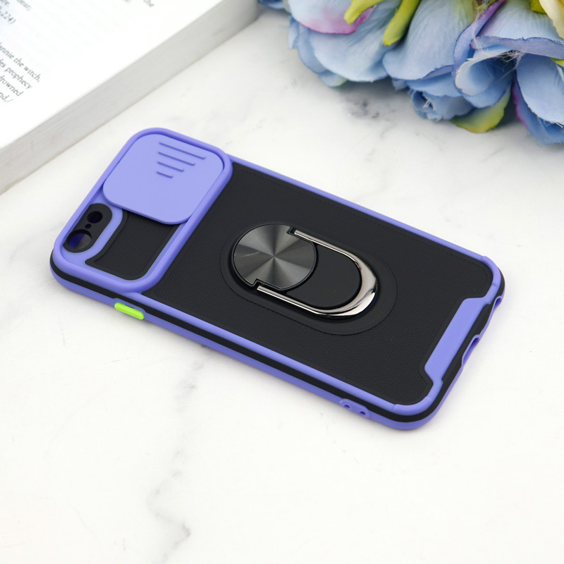 قاب ضد ضربه محافظ لنزدار کشویی هولدر دار بتمن کلاسیک آیفون iPhone 6 / 6s