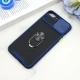 قاب ضد ضربه محافظ لنزدار کشویی هولدر دار بتمن کلاسیک آیفون iPhone 7 Plus / 8 Plus