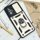 قاب ضد ضربه محافظ لنزدار کشویی هولدر دار بتمن Xiaomi Redmi Note 10 Pro