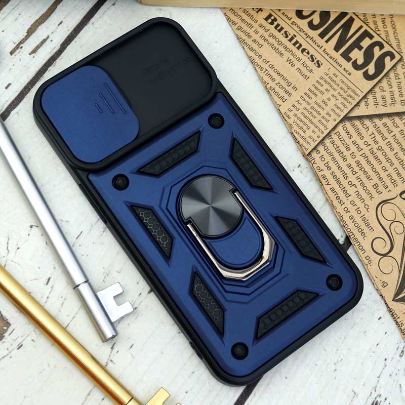 قاب ضد ضربه محافظ لنزدار کشویی هولدر دار بتمن iPhone 13
