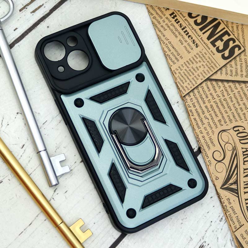 قاب ضد ضربه محافظ لنزدار کشویی هولدر دار بتمن iPhone 13