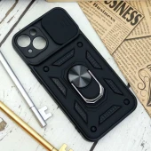 قاب ضد ضربه محافظ لنزدار کشویی هولدر دار بتمن iPhone 13