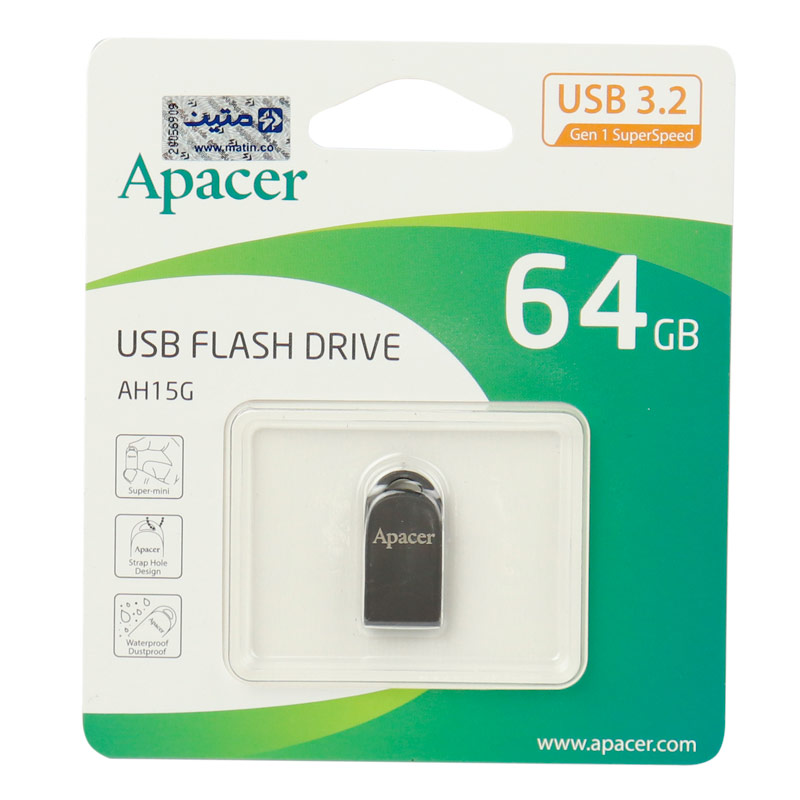 فلش 64 گیگ اپیسر Apacer AH15G USB3.2