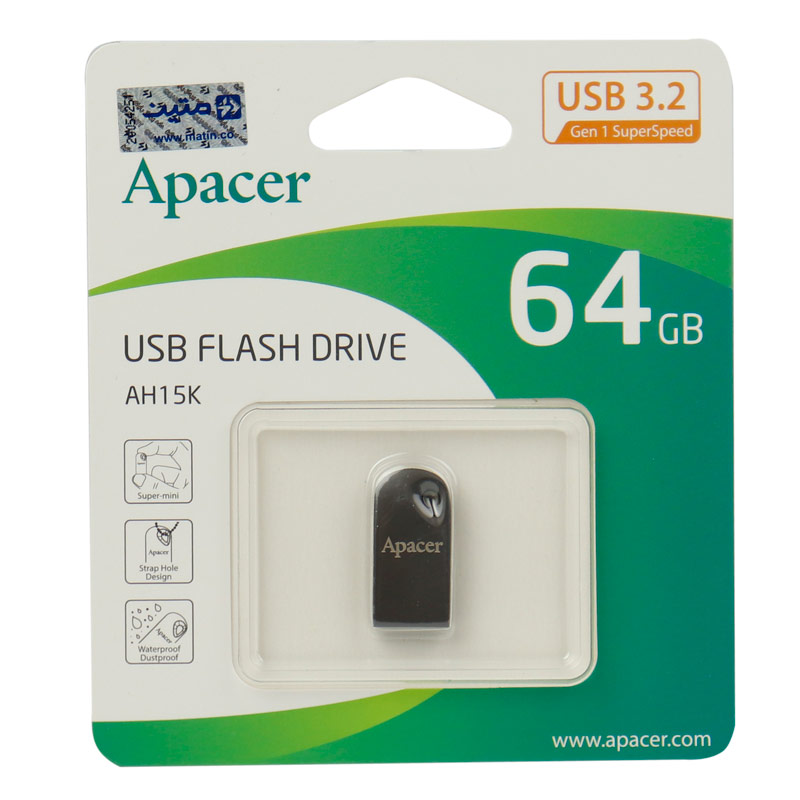 فلش 64 گیگ اپیسر Apacer AH15K USB3.2