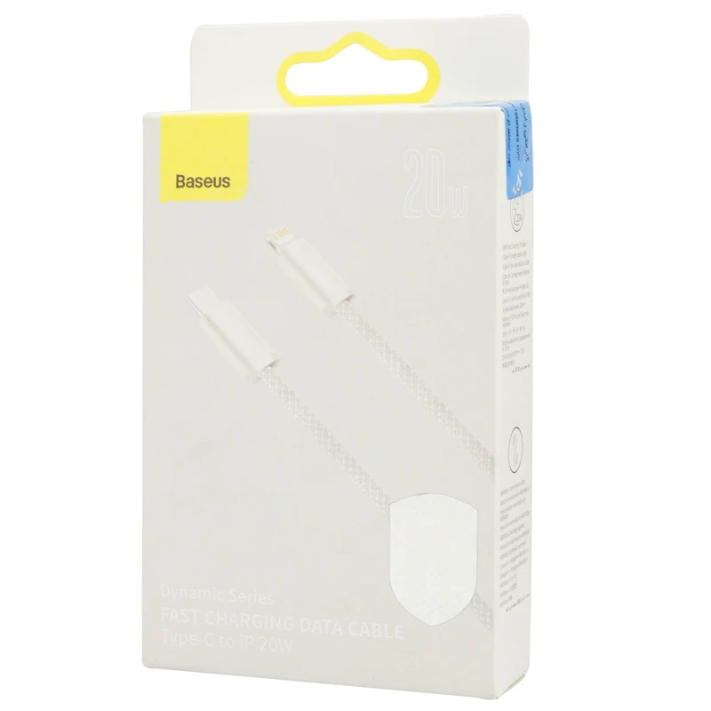 کابل تایپ سی به لایتنینگ فست شارژ 20 وات باسئوس CALD00000 طول 1 متر