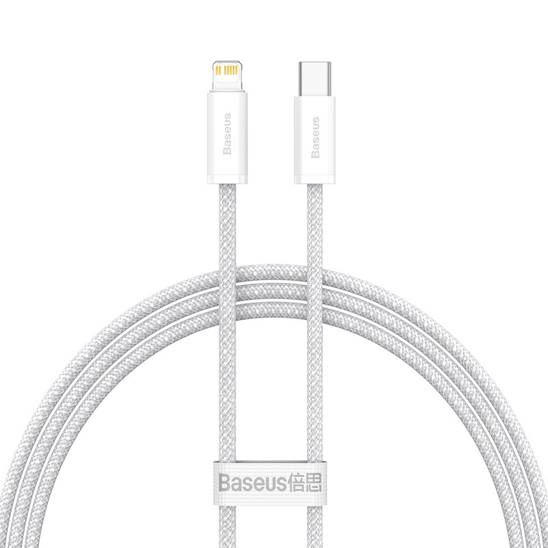 کابل تبدیل فست شارژ Baseus CALD00000 Type-C to Lightning PD 20W 1m