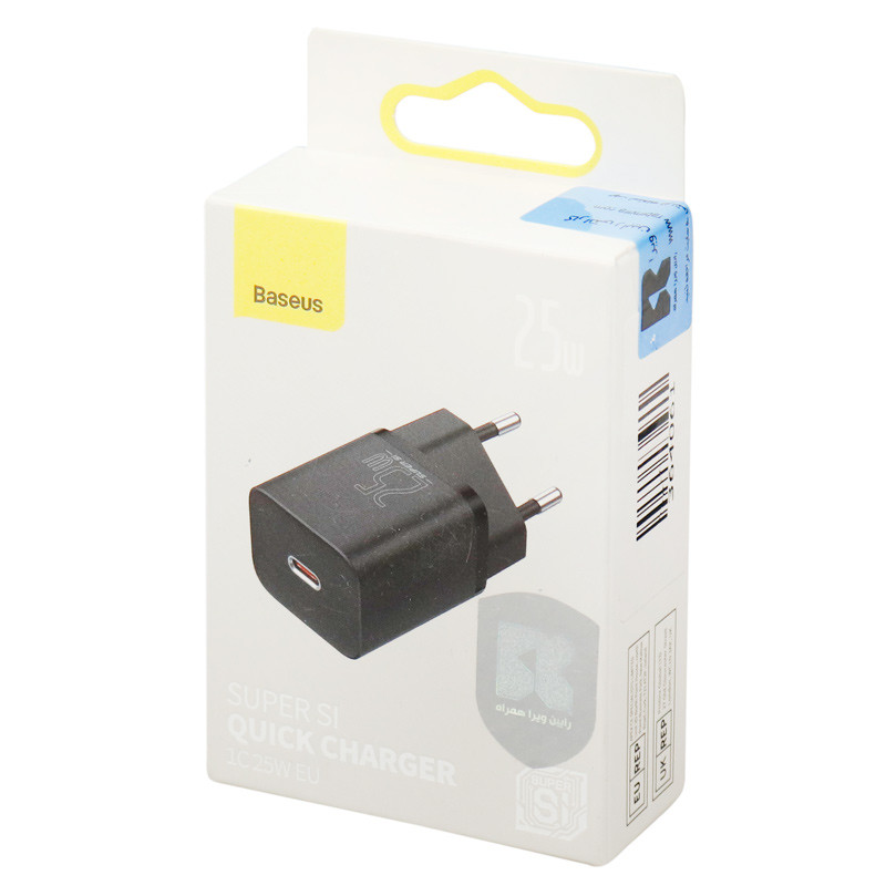 کلگی فست شارژ Baseus CCSP02010 3A QC3 PD 25W Type-C