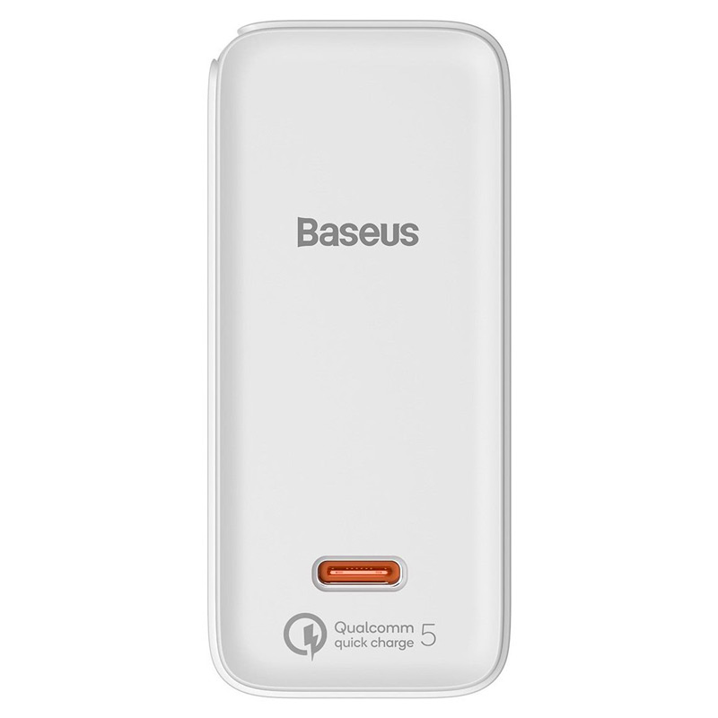 شارژر دیواری فست شارژ Baseus TZCCGAN-L 5A QC5.0 PD 100W Type-C + کابل تبدیل Type-C