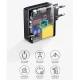 شارژر دیواری فست شارژ Baseus TZCCGAN-L 5A QC5.0 PD 100W Type-C + کابل تبدیل Type-C