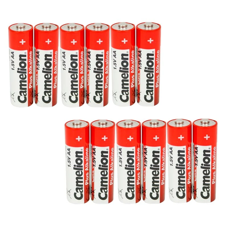 باتری قلمی Camelion Plus Alkaline 1.5V AA بسته 12 عددی