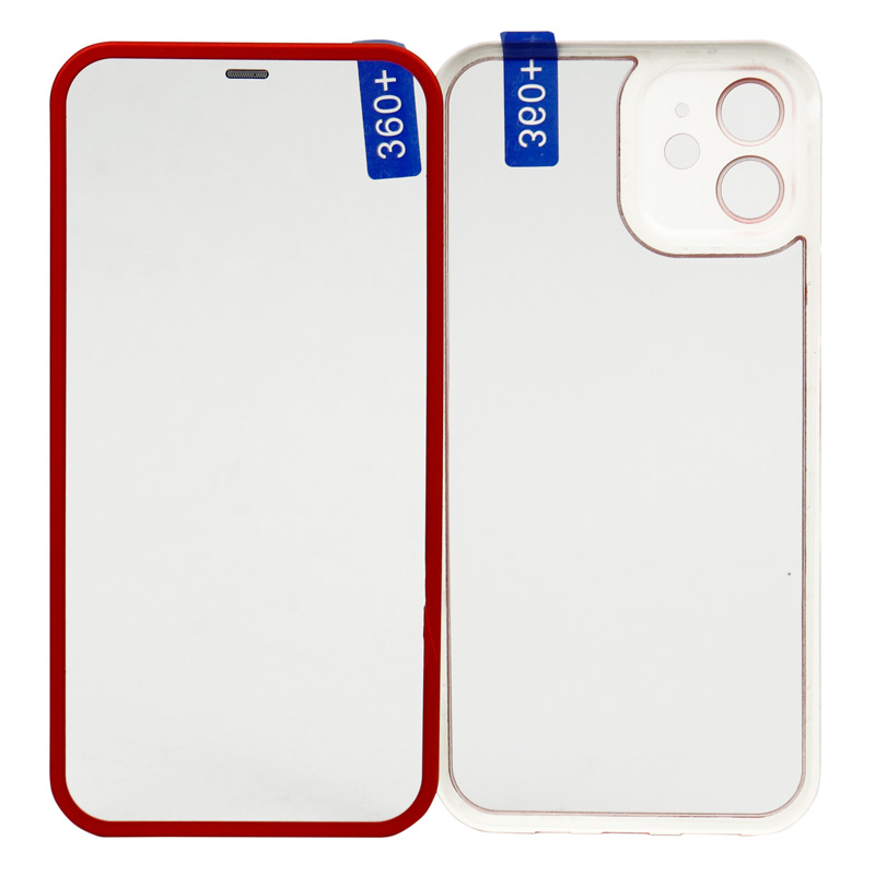 قاب + گلس Top Shock Clear آیفون iPhone 12