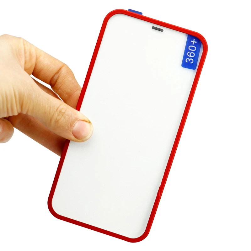 قاب + گلس Top Shock Clear آیفون iPhone 12 Pro