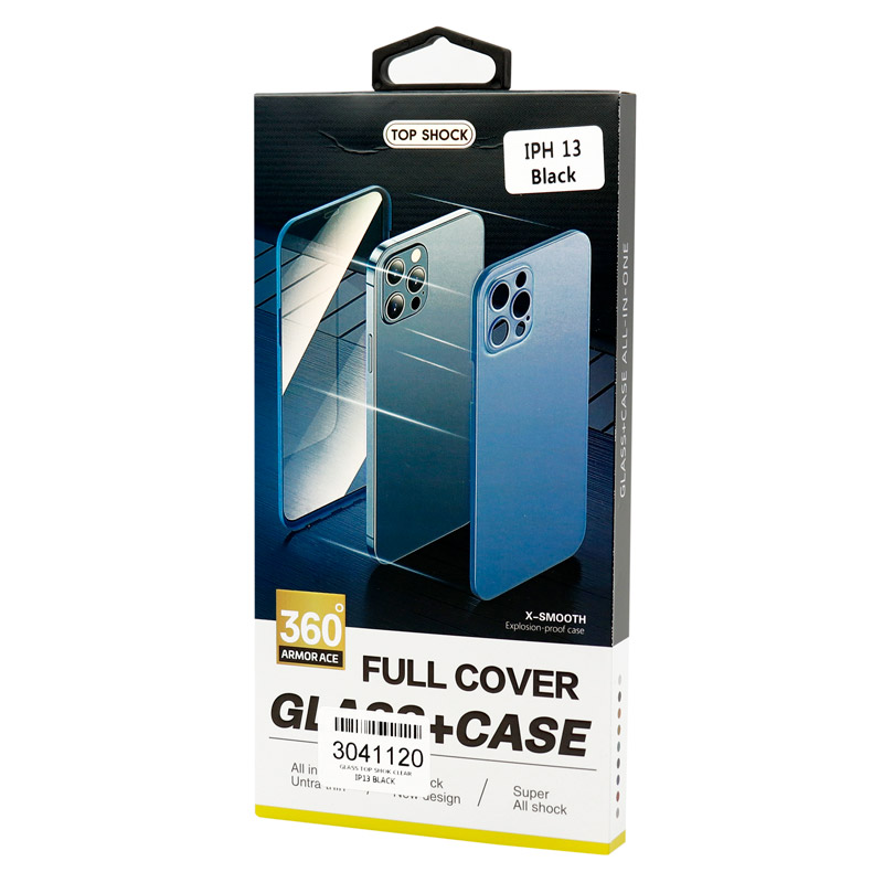 قاب + گلس Top Shock Clear آیفون iPhone 13