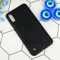 قاب چرمی ساده Samsung Galaxy A10 مشکی
