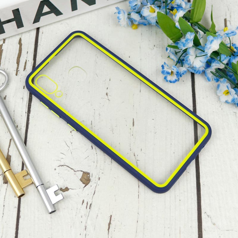 قاب PC شفاف دور دو رنگ Samsung Galaxy A20/A30