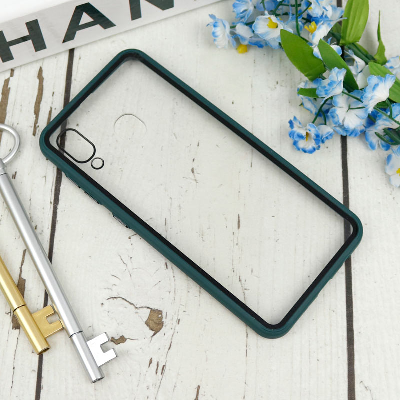 قاب PC شفاف دور دو رنگ Samsung Galaxy A20/A30