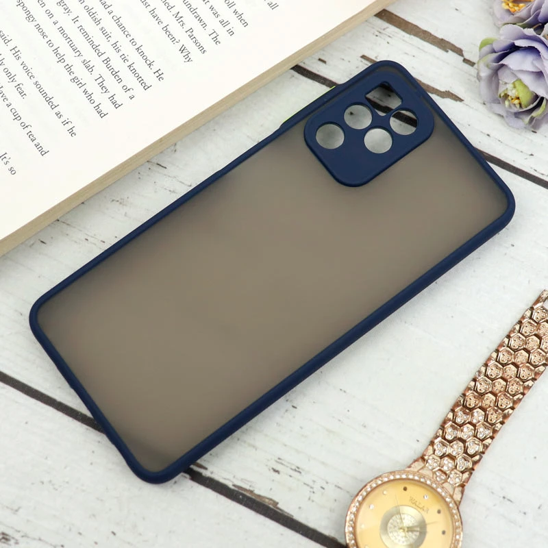 قاب PC مات محافظ لنز دار Samsung Galaxy A22 4G