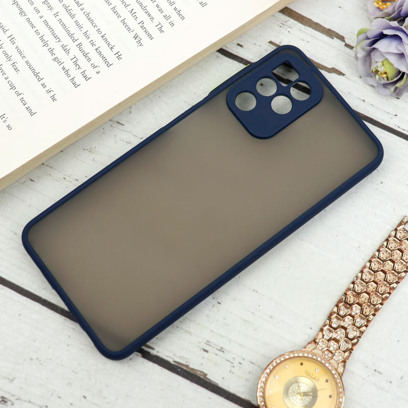 قاب PC مات محافظ لنز دار Samsung Galaxy A22 4G