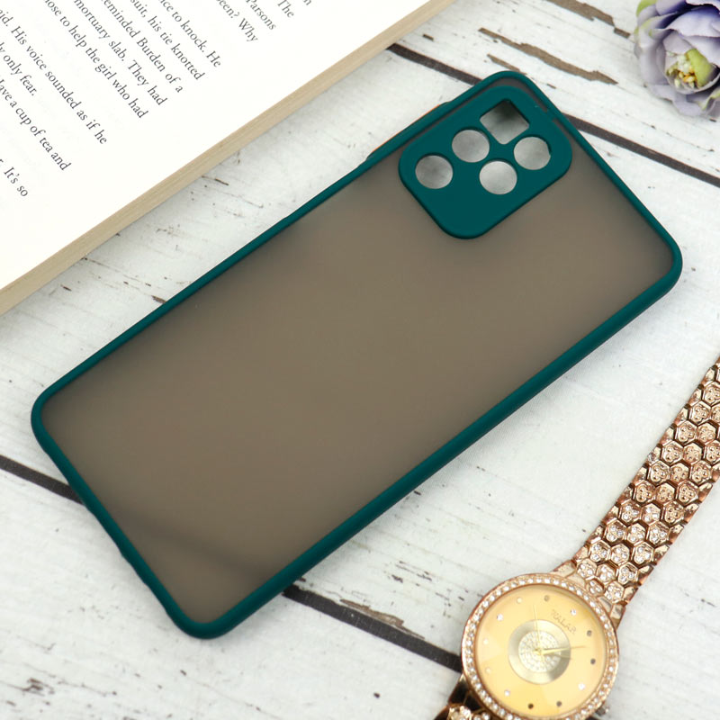 قاب PC مات محافظ لنز دار Samsung Galaxy A22 4G