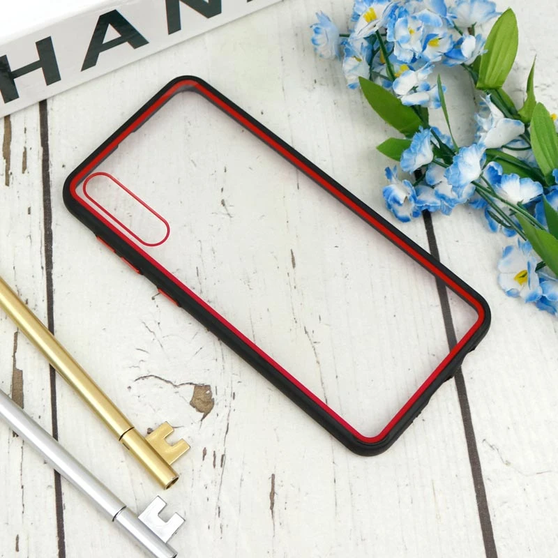 قاب PC شفاف دور دو رنگ Samsung Galaxy A30s / A50s