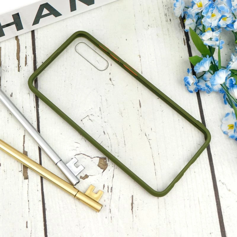 قاب PC شفاف Samsung Galaxy A30s / A50s سبز