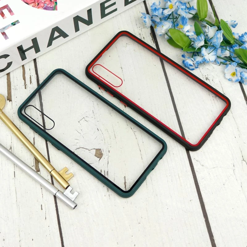 قاب PC شفاف دور دو رنگ Samsung Galaxy A30s / A50s