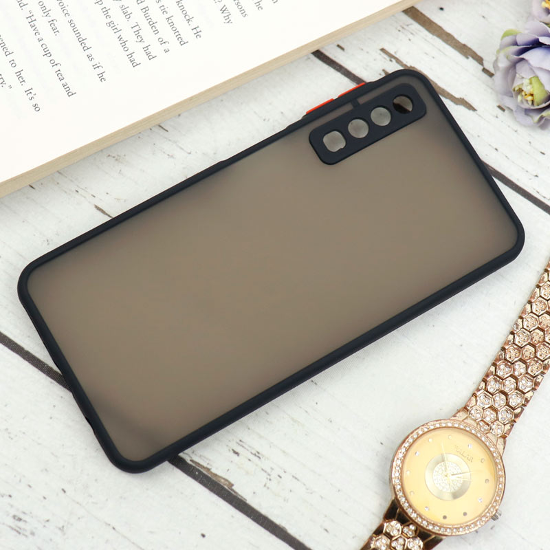 قاب PC مات محافظ لنز دار Samsung Galaxy A7 2018