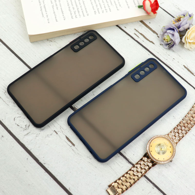 قاب PC مات محافظ لنز دار Samsung Galaxy A7 2018