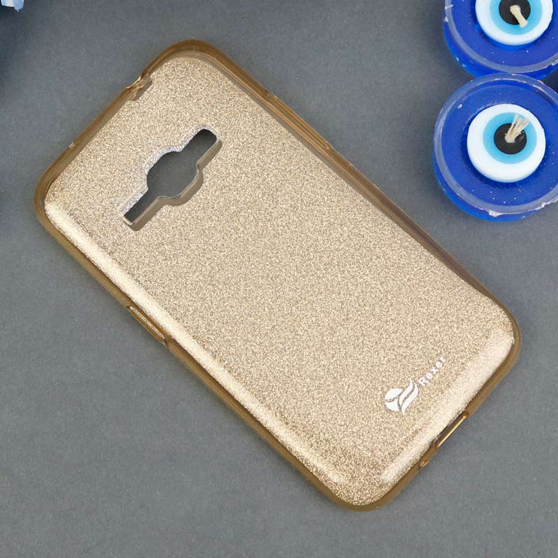 قاب ژله ای اکلیلی REXER Samsung Galaxy J1 2016 طلایی