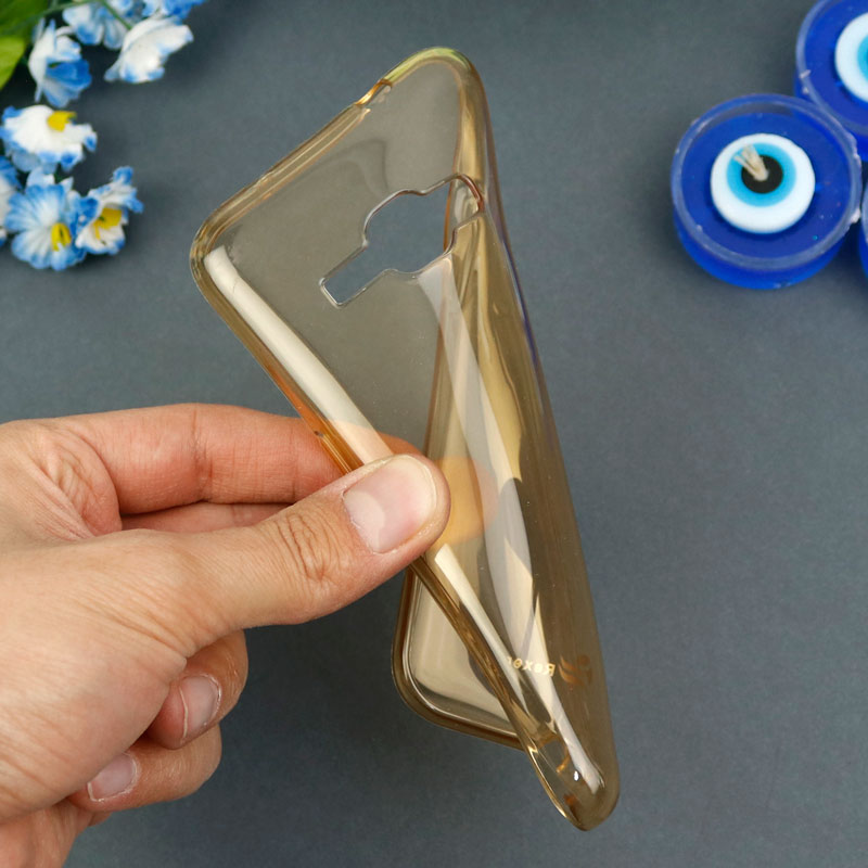 قاب ژله ای اکلیلی REXER Samsung Galaxy J1 2016 طلایی