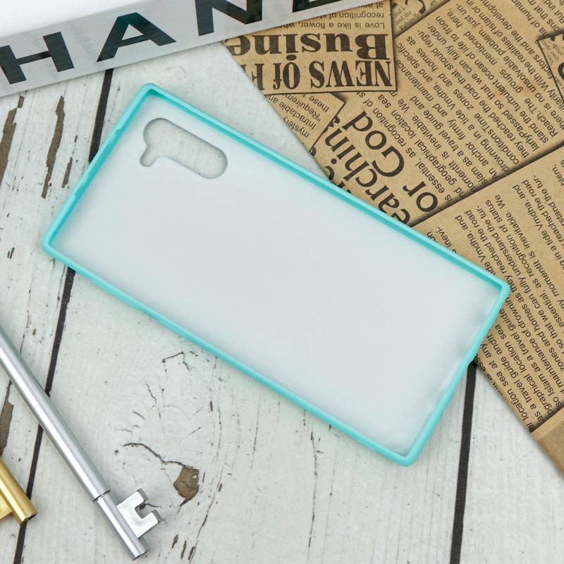 قاب الماسی Samsung Galaxy Note 10 سبزآبی سری B