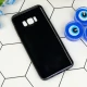 قاب ژله ای مات Samsung Galaxy S8 مشکی دور نقره ای
